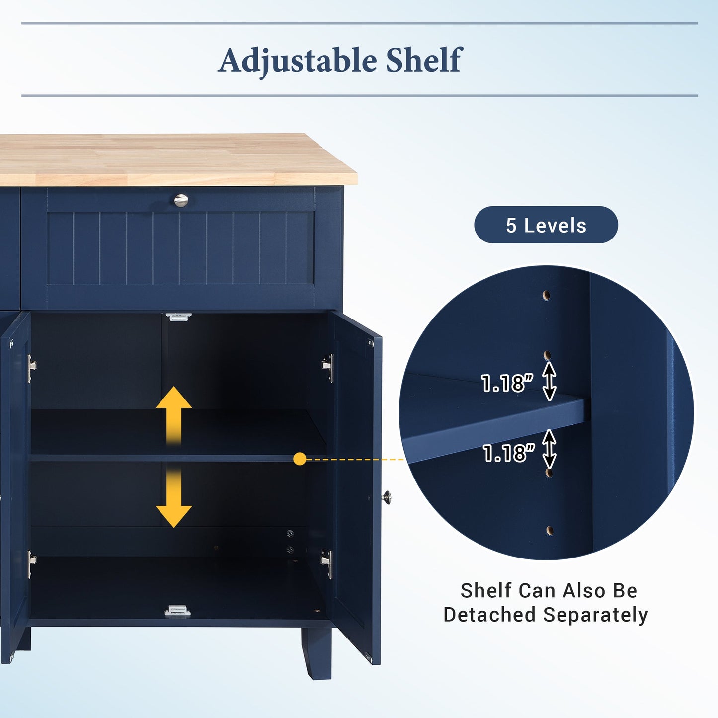 Farmhouse Kitchen Island Set With Drop Leaf and 2 Seatings,Dining Table Set With Storage Cabinet, Drawers and Towel Rack