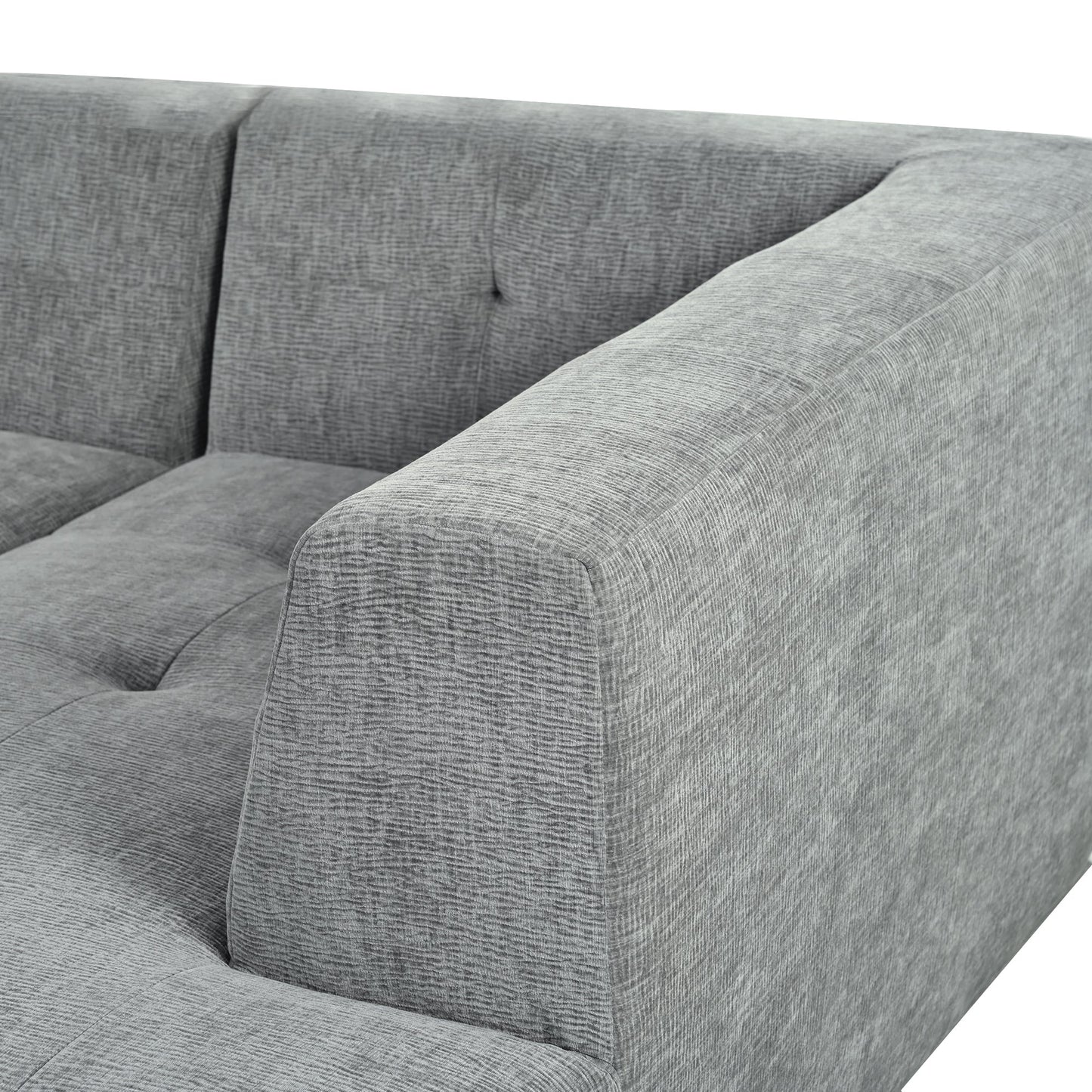 112.2*74" Modular Modular Combination Living Room Sofa Set, Modern Minimalist Sofa, Living Room Upholstered Sofa Bed