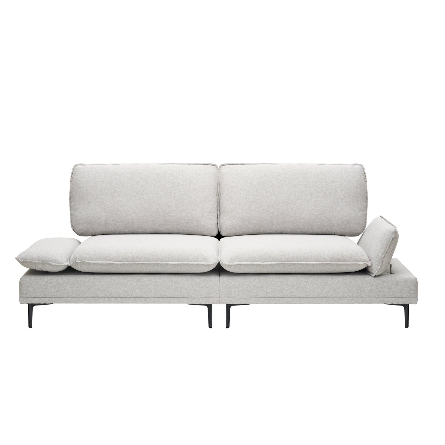 Woven in 89 Inch Wide Cotton and Linen, the Light Grey Elegance Exquisite