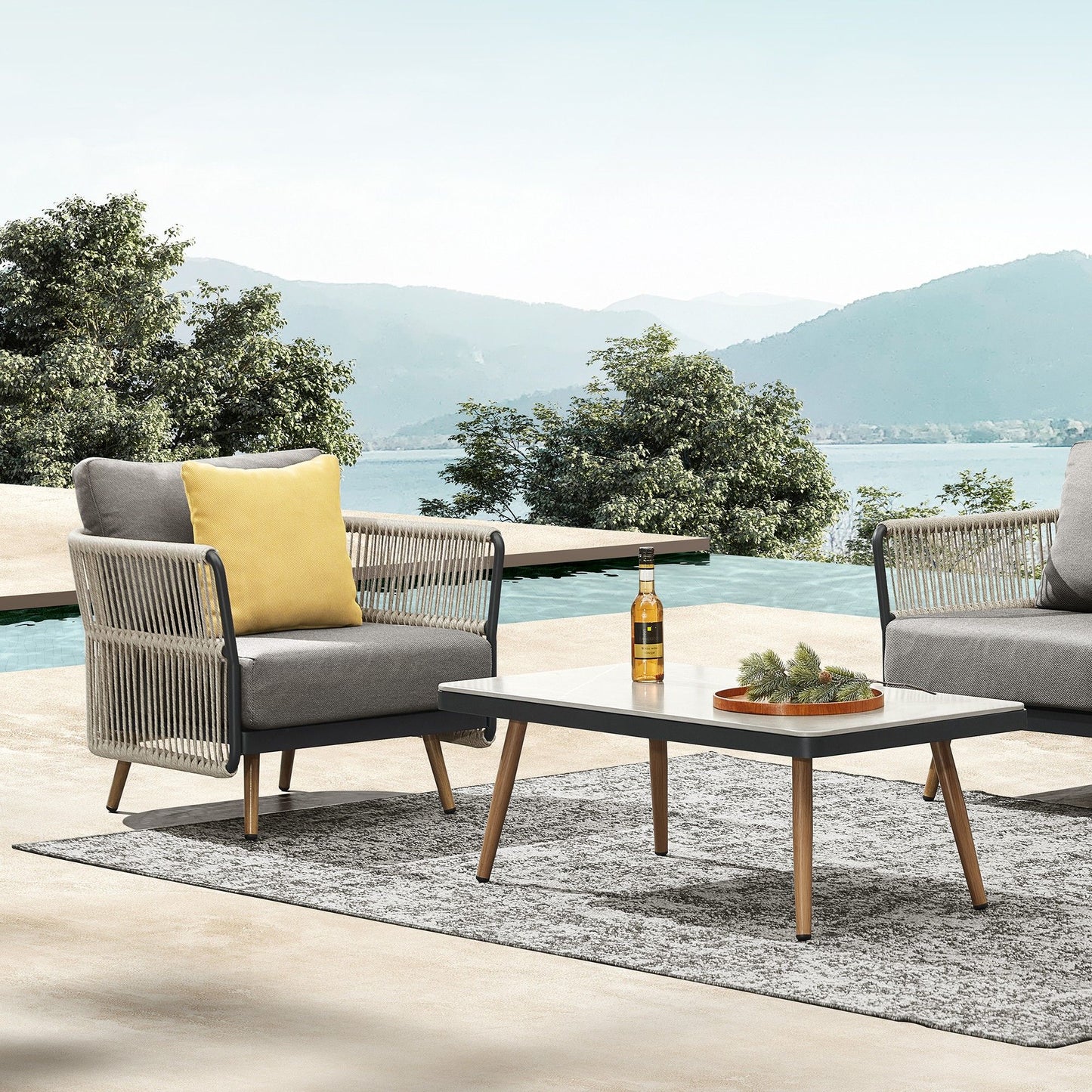 BAY 5-Seater outdoor conversation sofa set