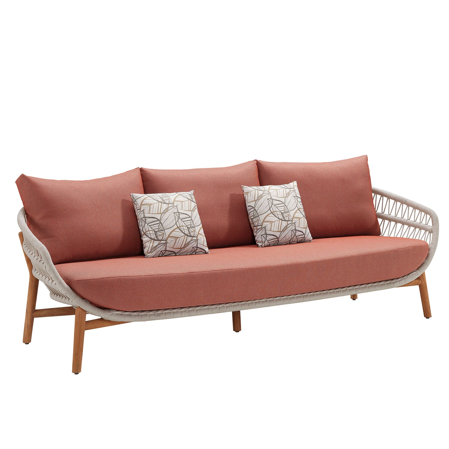 Vasca Outdoor 5-Seater Coversation Set, Hand Made Rope Weaving