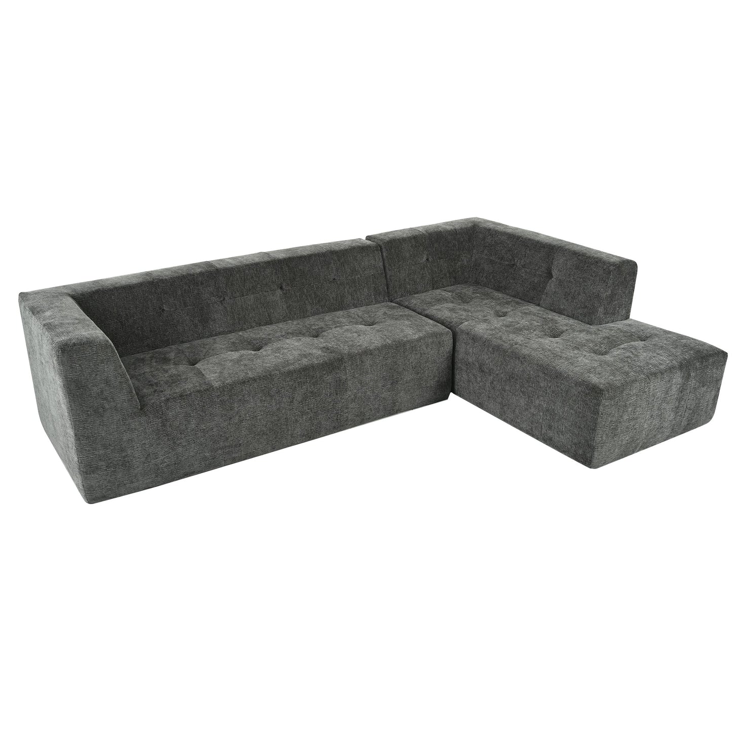 112.2*74" Modular Modular Combination Living Room Sofa Set, Modern Minimalist Sofa, Living Room Upholstered Sofa Bed