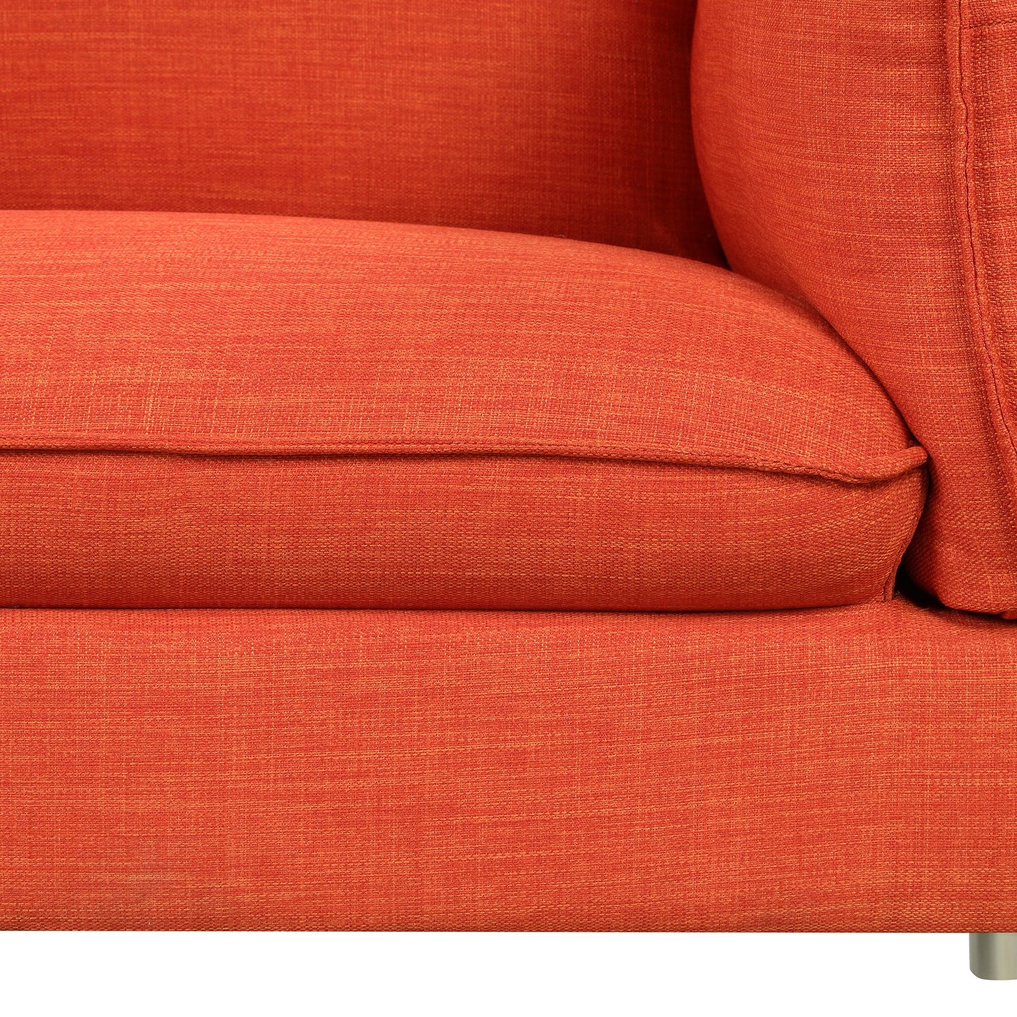 76.2" Modern Style 3 Seat Sofa Linen Fabric Upholstered Couch Furniture 3-Seats Couch for Different Spaces,Living Room