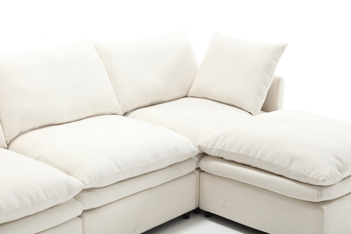 Modern U-Shaped Sectional Sofa ,5-Seat Sofa ,Sleeper Sofa Couch With Chaise Lounge for Living Room,Apartment,Upholstere