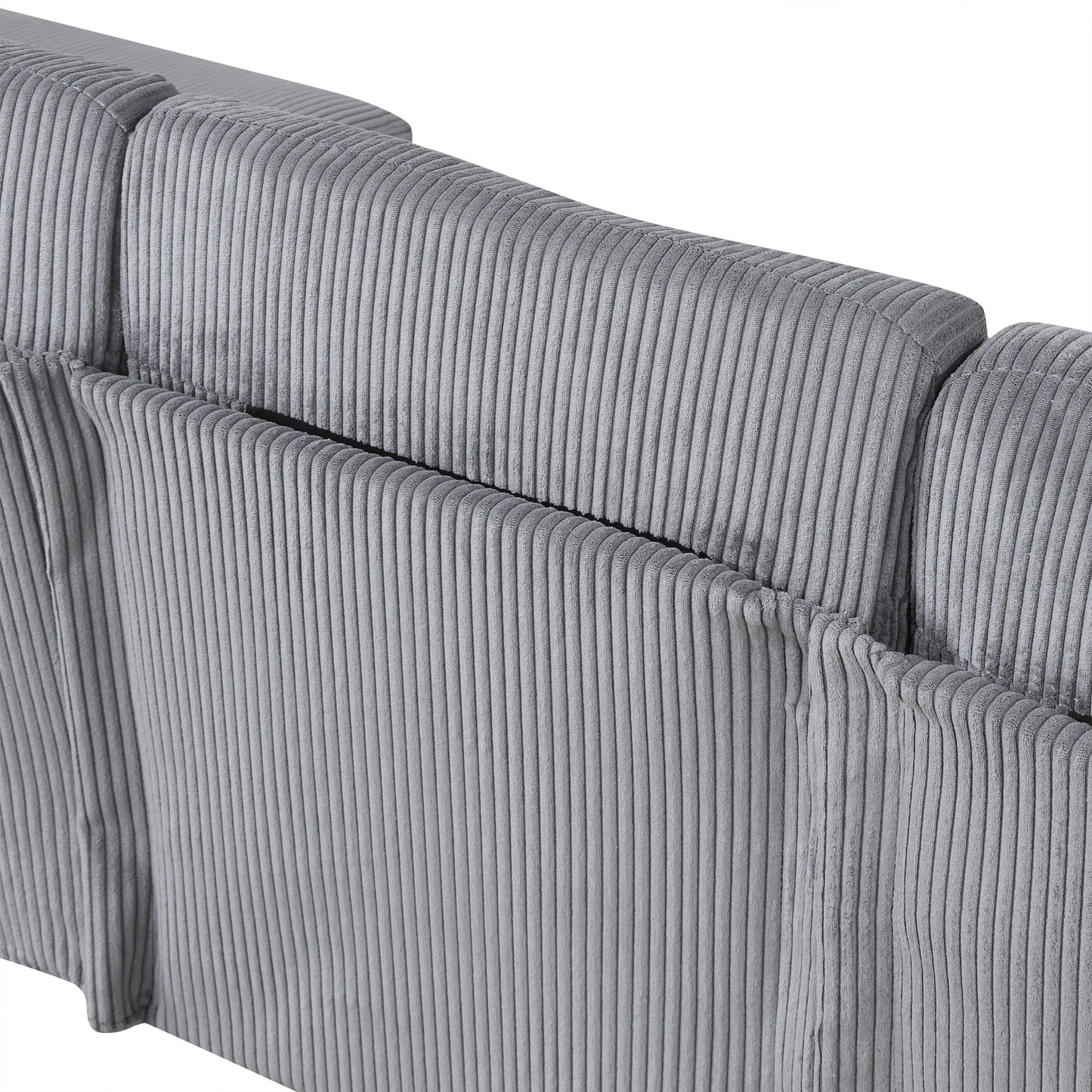 U-Shaped Sponge-Filled Cushion Combination Sofa, Suitable for Living Rooms, Studies, and Spacious Spaces