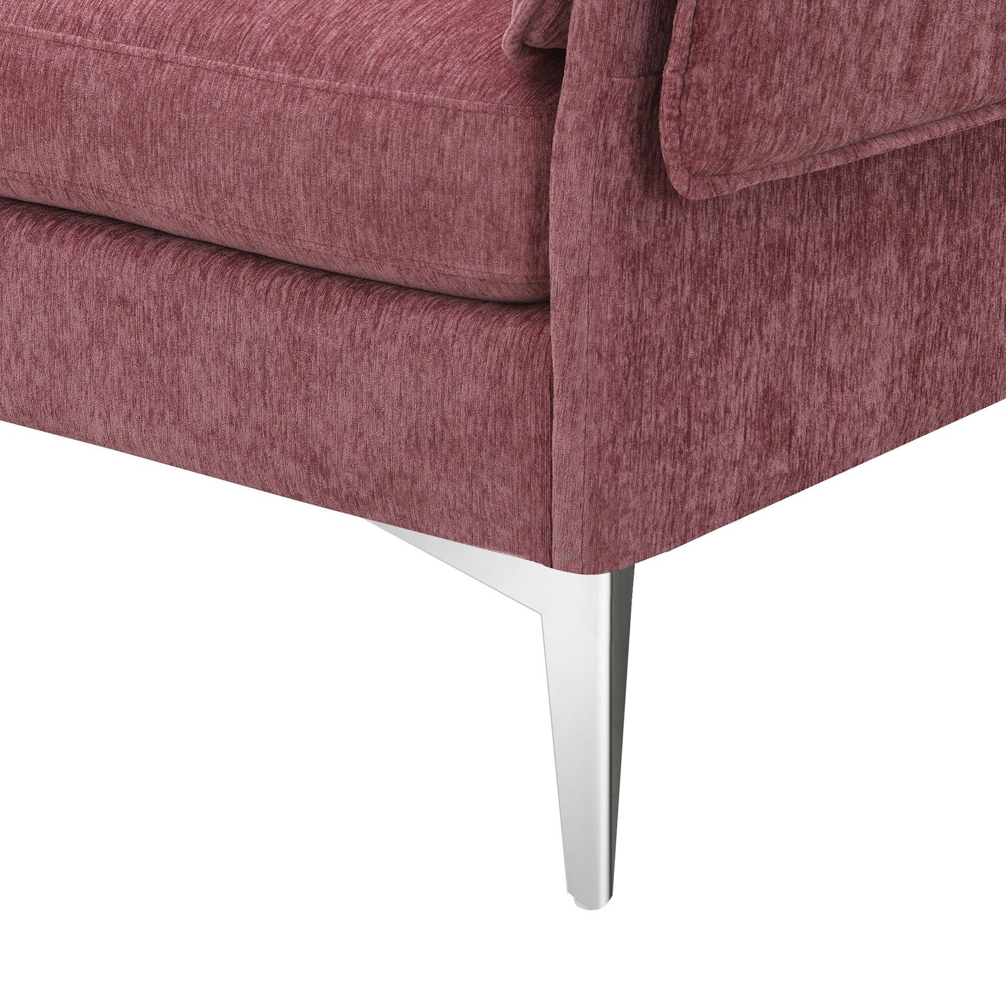 84 "Modern Chenille L-Shaped Sofa With Reversible Lounge,Convertible Sectional Couch Set,4 Seat Indoor Furniture