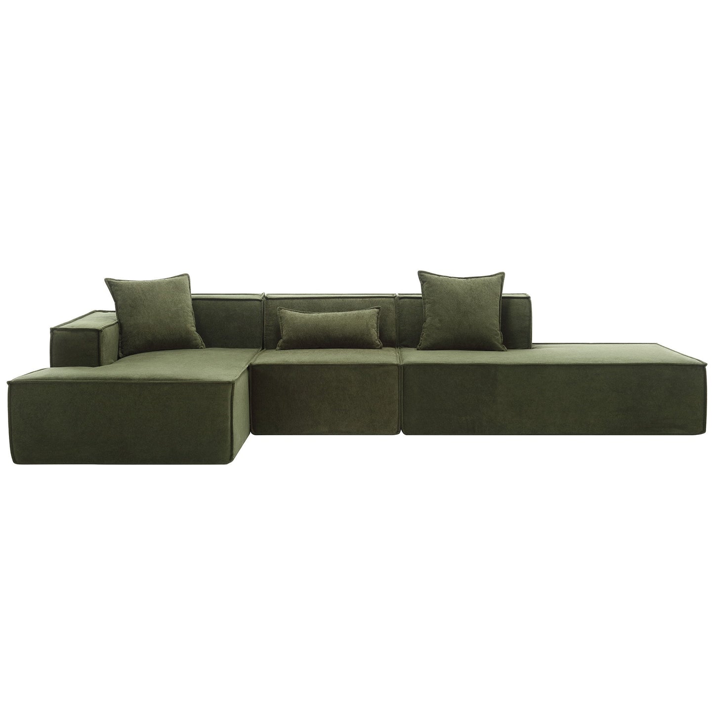 Modular Combination Living Room Sofa Set, Modern Minimalist Sofa, Free Installation Sofa, L-Shaped, Italian Minimalist