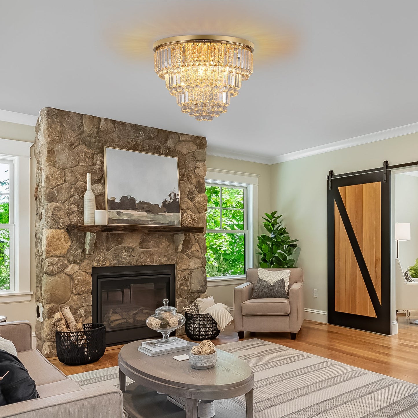 Gold Luxury Modern Style Crystal Lights,large Ceiling Chandeliers,dining Room,living Room,bedroom