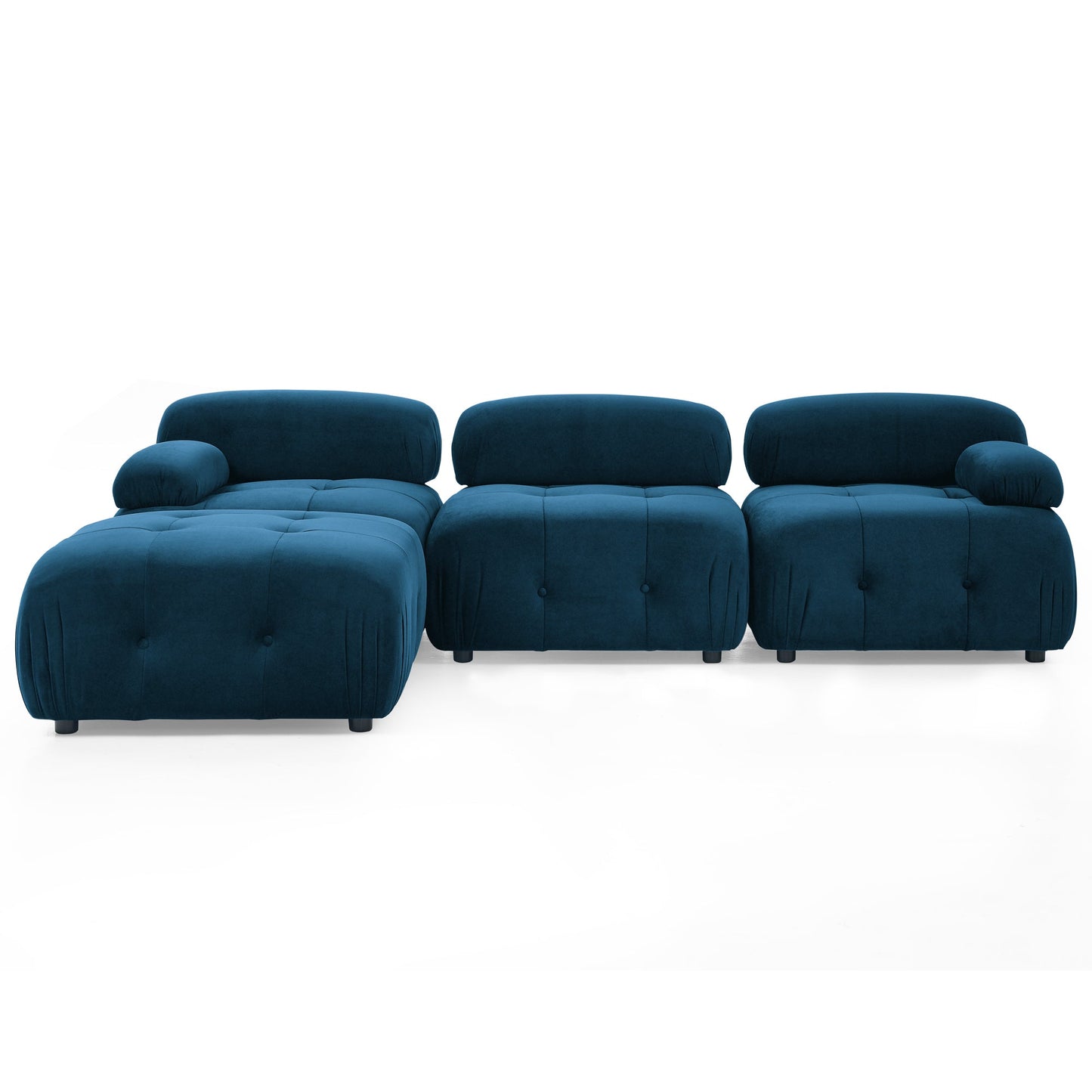 Modular Sectional Sofa, Button Tufted Designed and DIY Combination