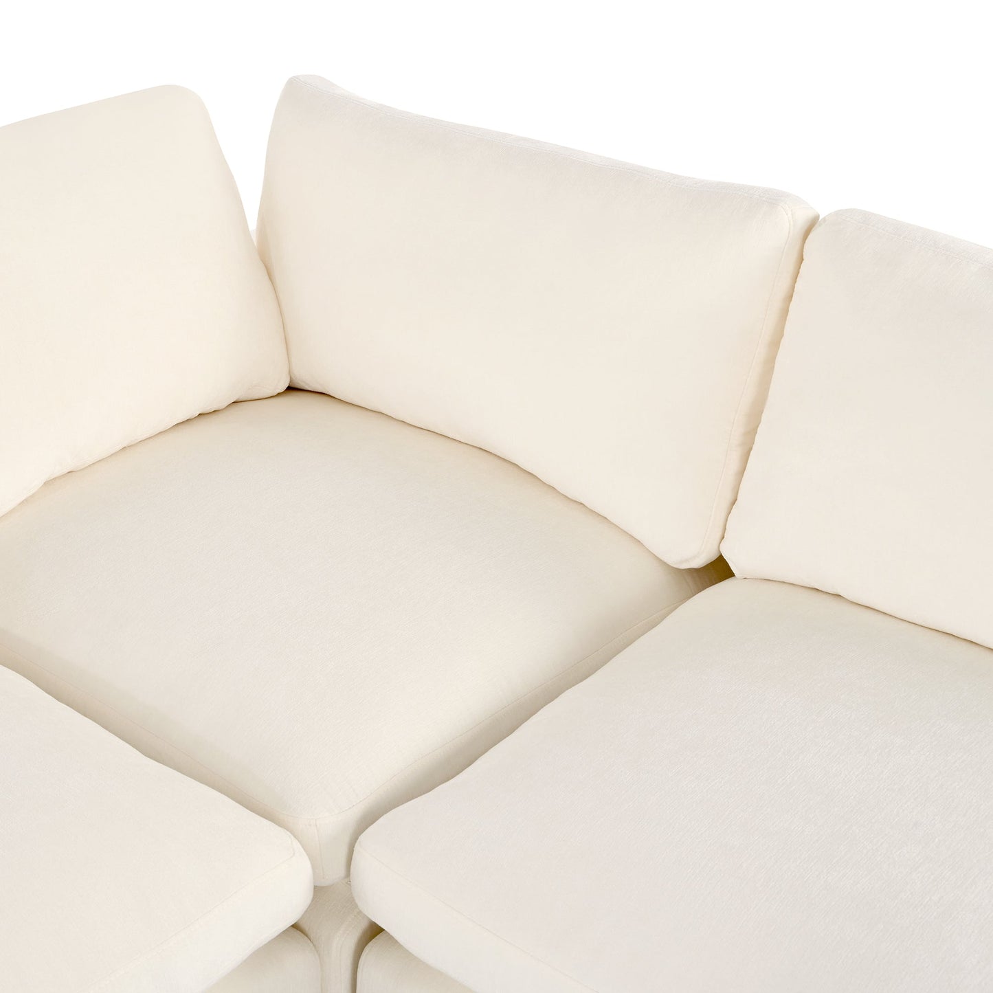 Upholstered Modular Sofa With  With Storage Space, USB Charge Ports,Wireless Charging and Built-In Bluetooth Speaker