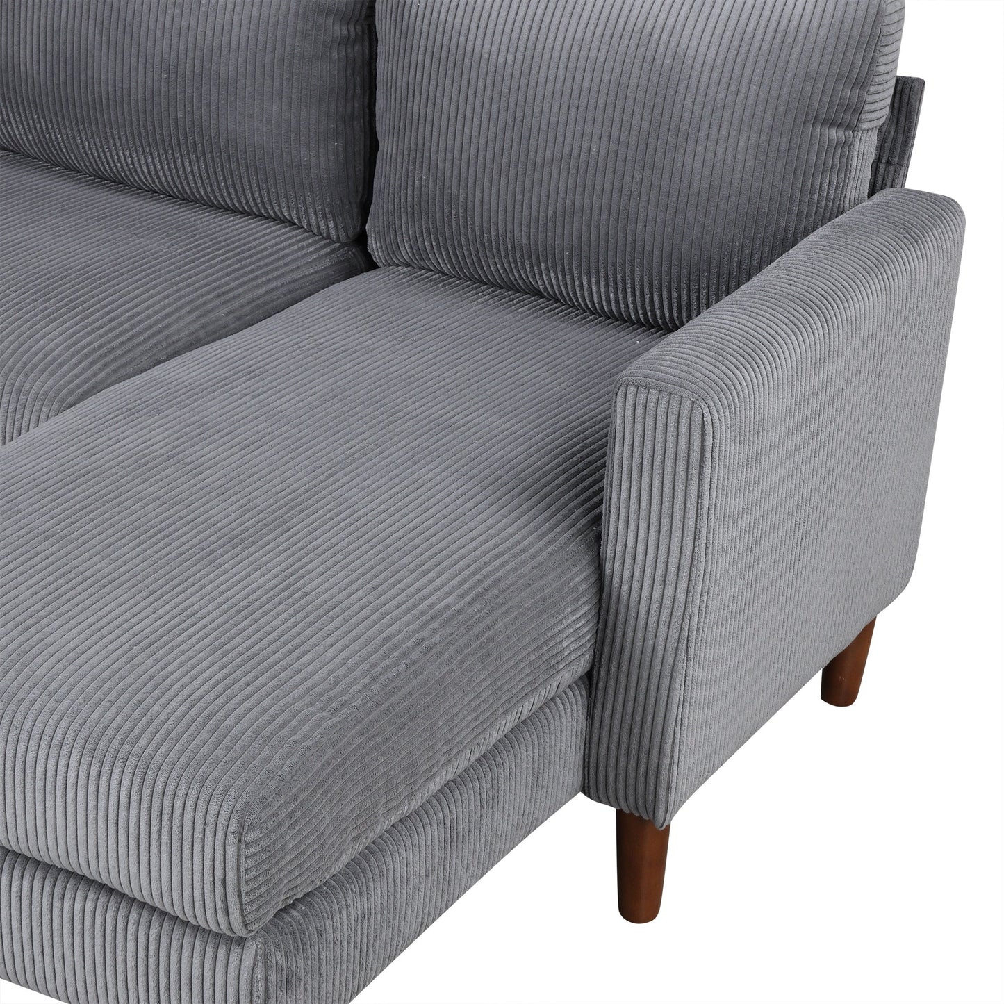 U-Shaped Sponge-Filled Cushion Combination Sofa, Suitable for Living Rooms, Studies, and Spacious Spaces