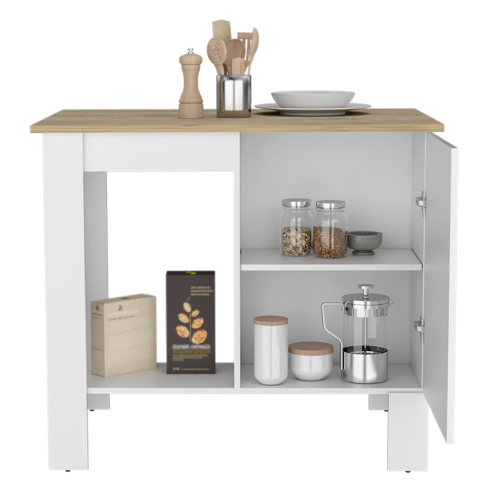 Kitchen Island, Shoproni, White