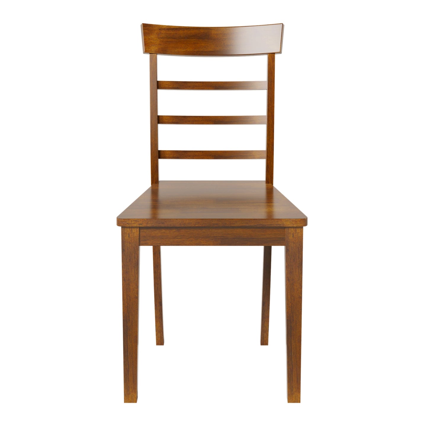 5-Piece Wood Square Drop Leaf Breakfast Nook Extendable Dining Table Set With 4 Ladder Back Chairs for Small Places