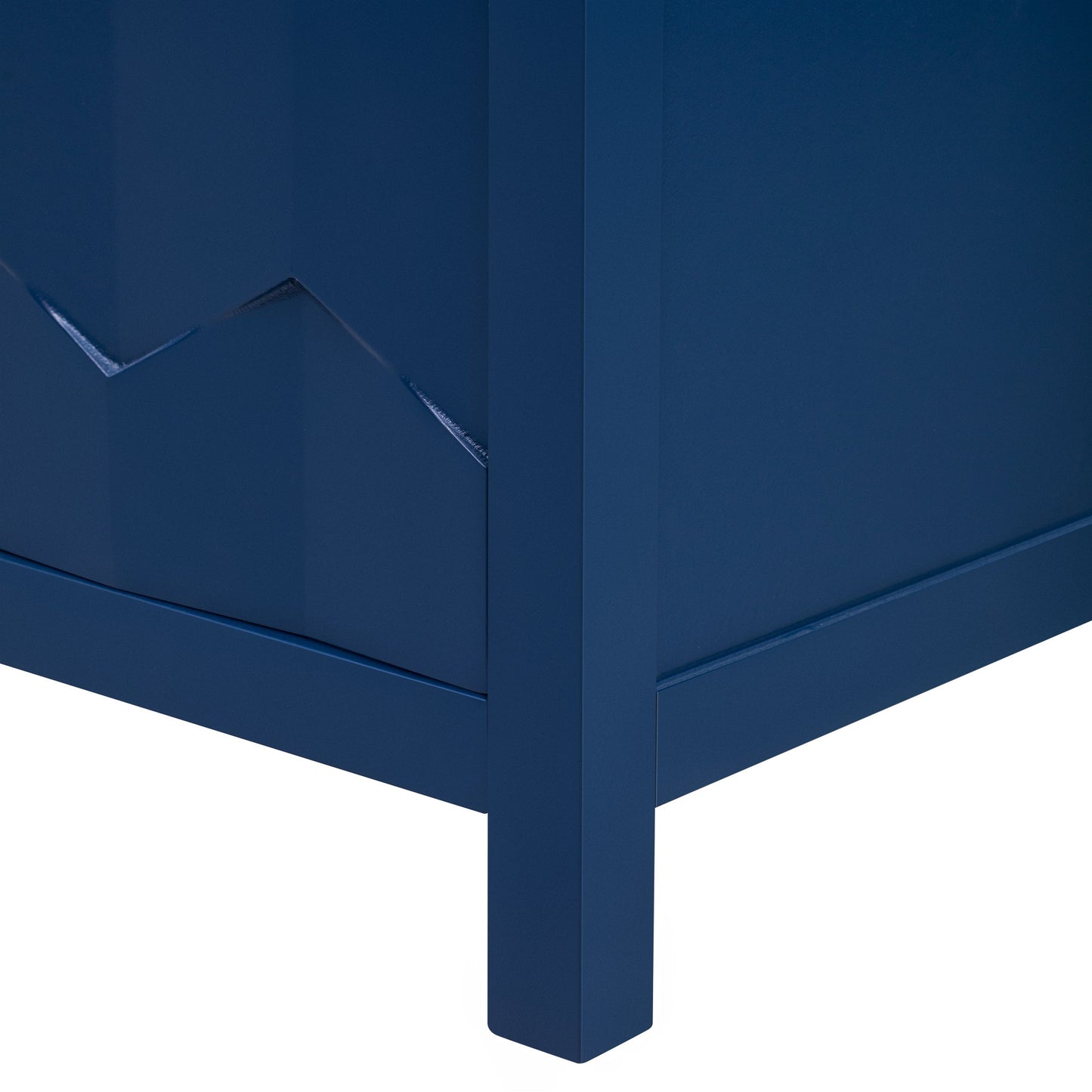 Luxurious Four-Door Sideboard With Honeycomb Patterned Doors, Offering Ample Storage for Study,Entrance and Living Room