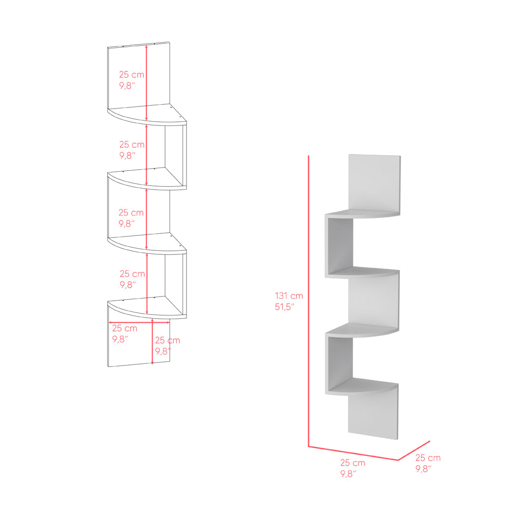 Shelf Crestone, Living Room, White