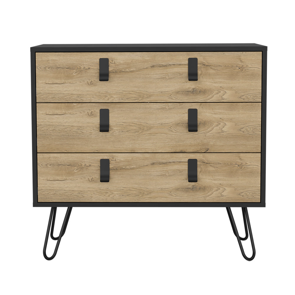 Dresser Magness, Bedroom, Black / Macadamia