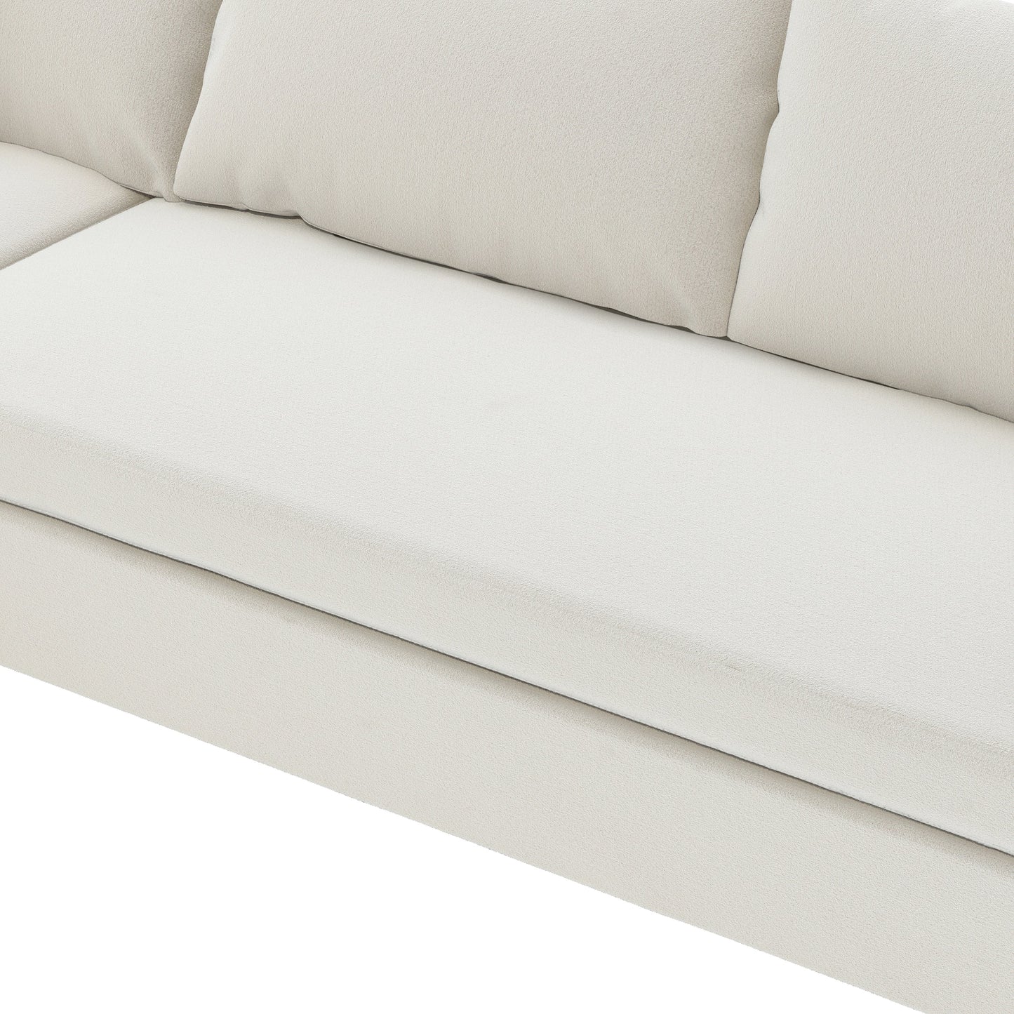 Loveseat Module for Modular Sectional Sofa,Chenille,Minimalist Style,2 Colors