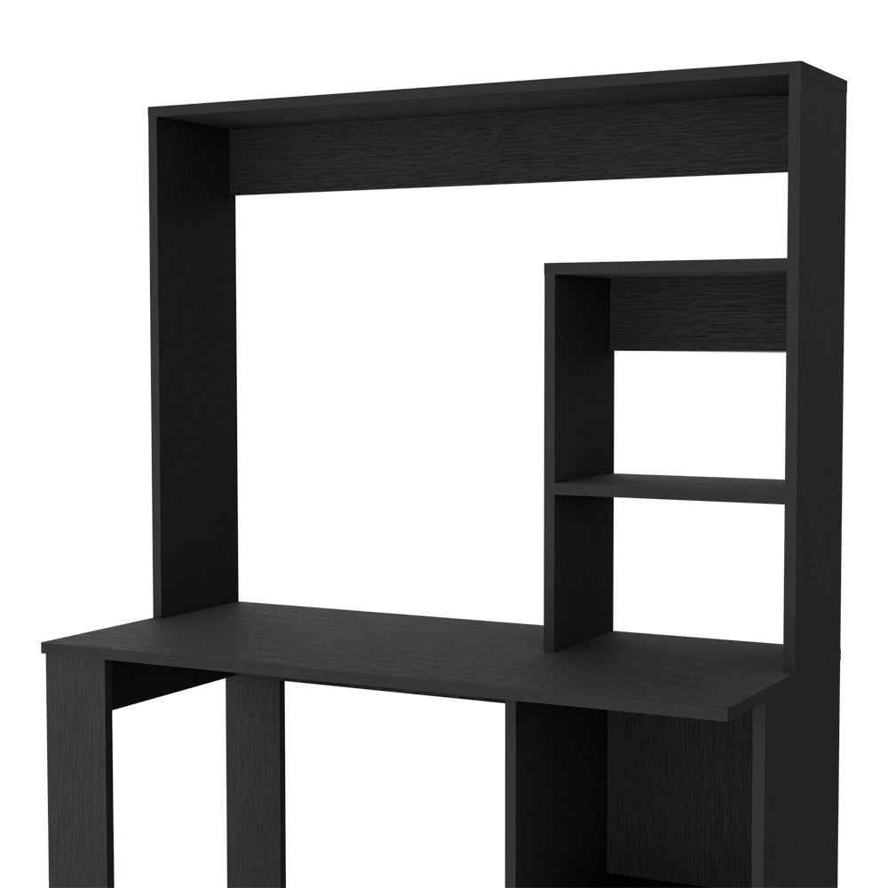 Desk Ryndon with Hutch, Black