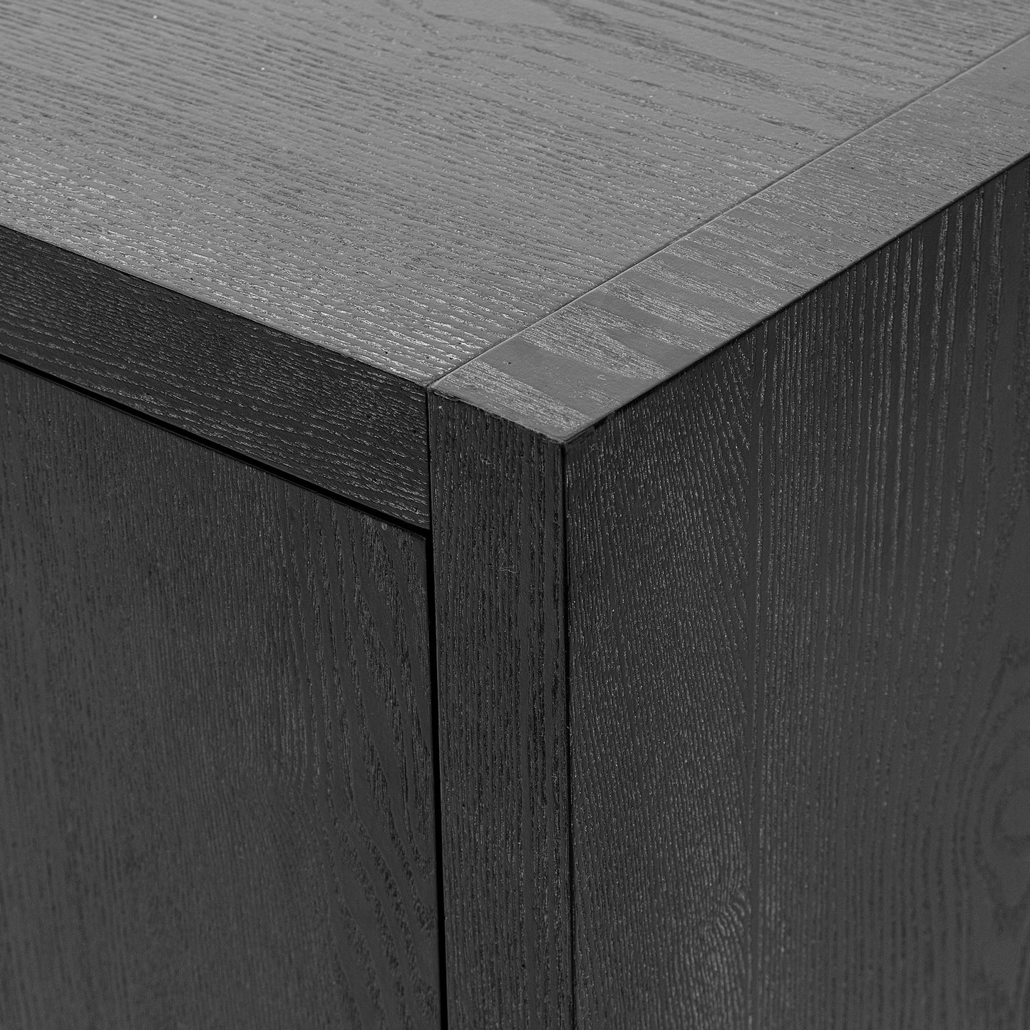 Storage Cabinet Sideboard Wooden Cabinet With 4 Metal Handles ,4 Shelves and 4 Doors for Hallway, Entryway, Living Room