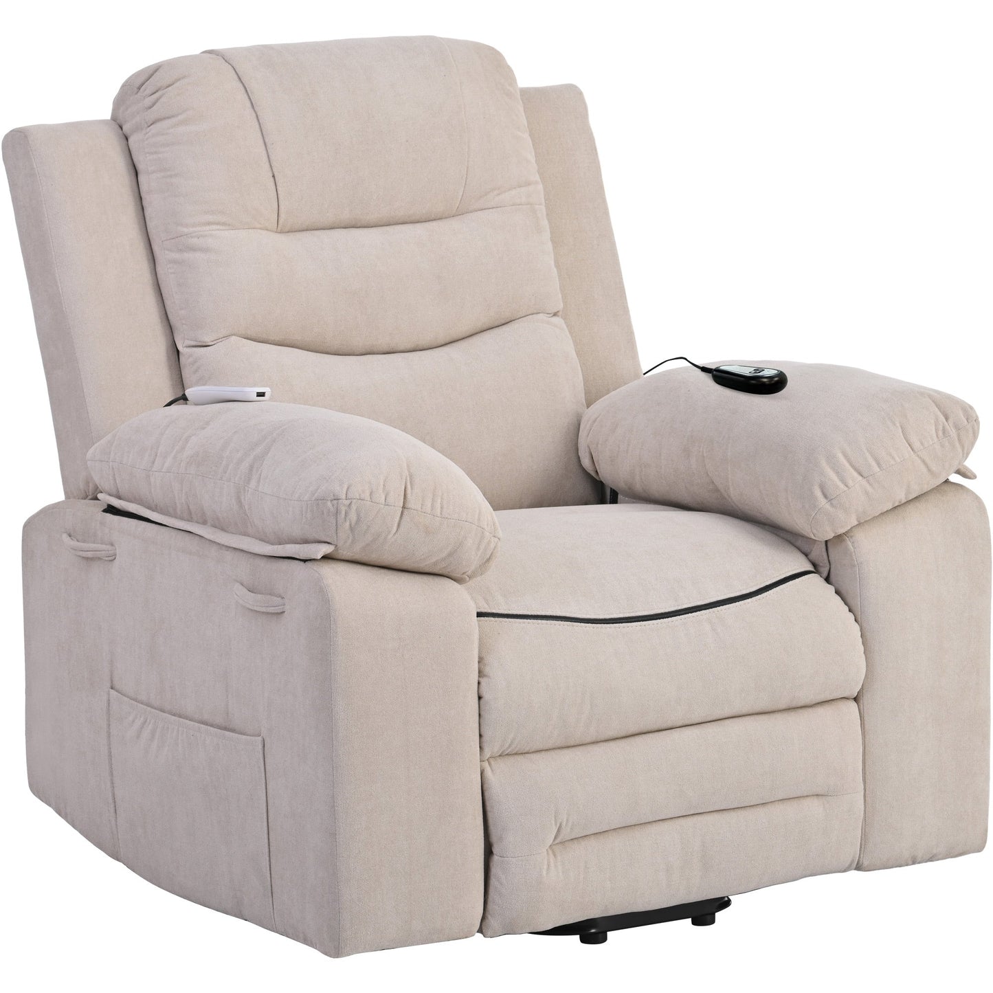 Massage Recliner,Power Lift Chair for Elderly With Adjustable Massage and Heating Function,Recliner Chair