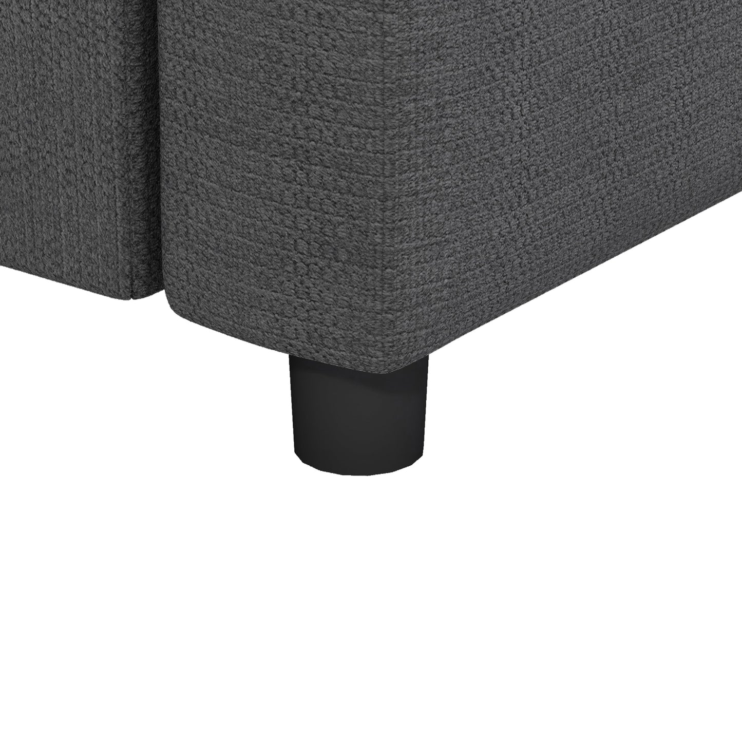 Loveseat Module for Modular Sectional Sofa,Chenille,Minimalist Style,2 Colors
