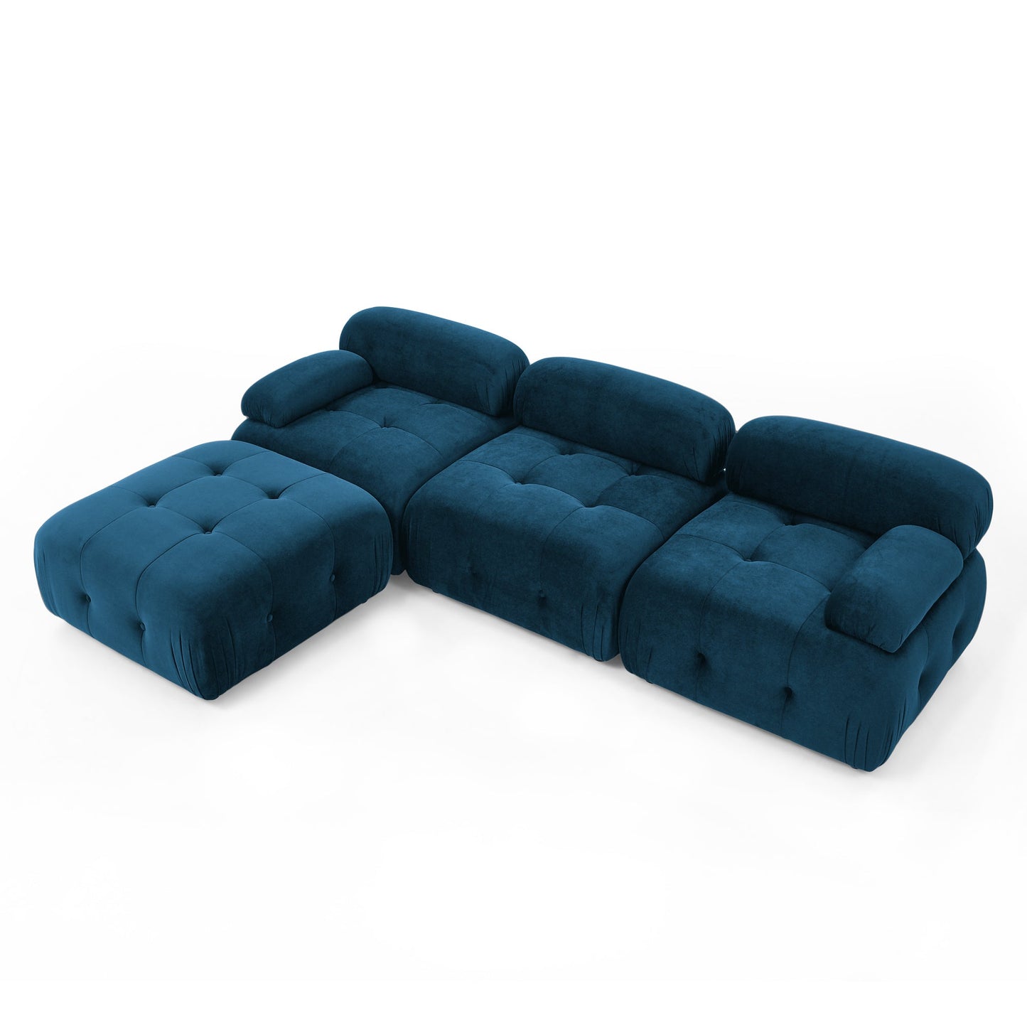 Modular Sectional Sofa, Button Tufted Designed and DIY Combination