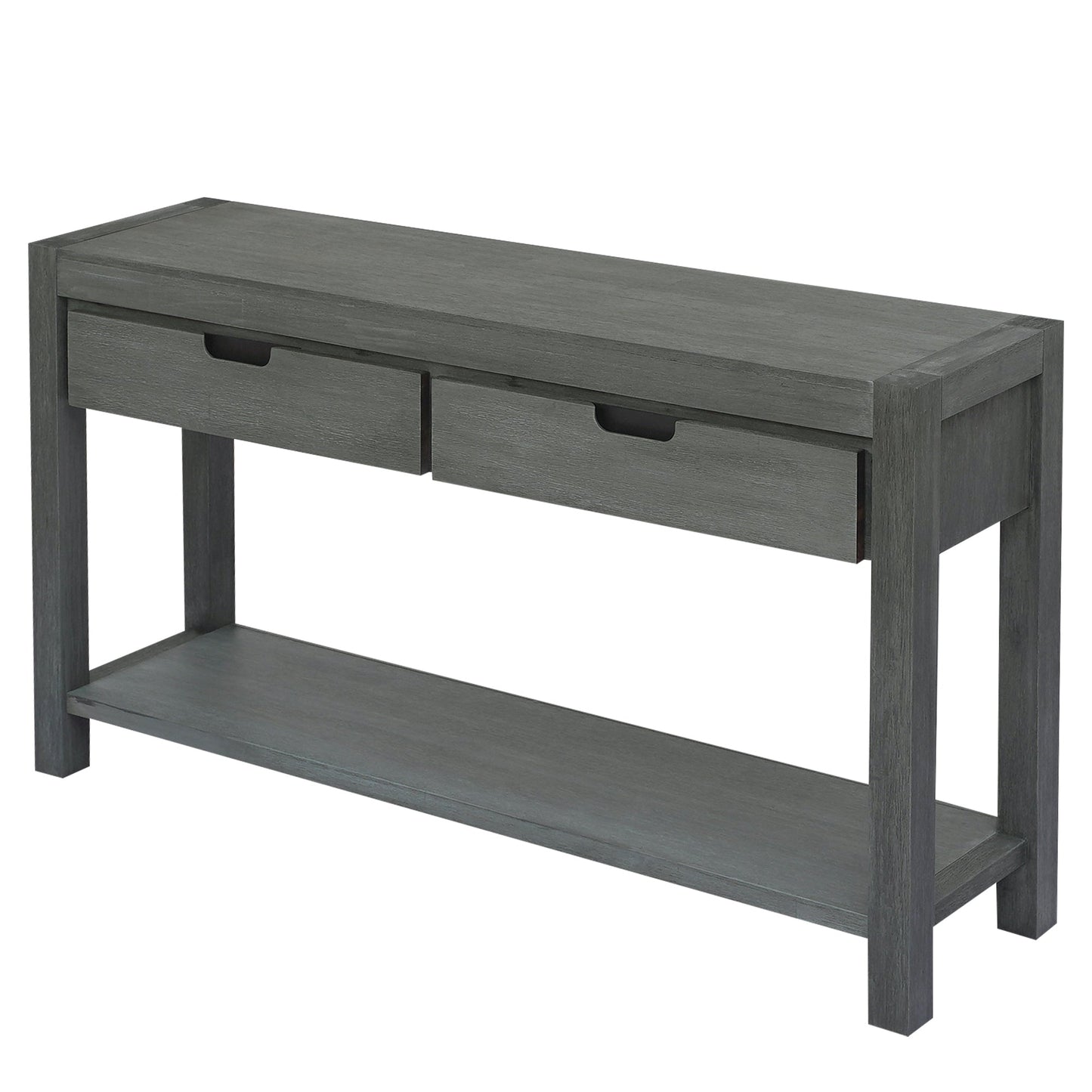 Console Table Entryway Table for Hallway Living Room With 2 Drawers and 1 Shelf