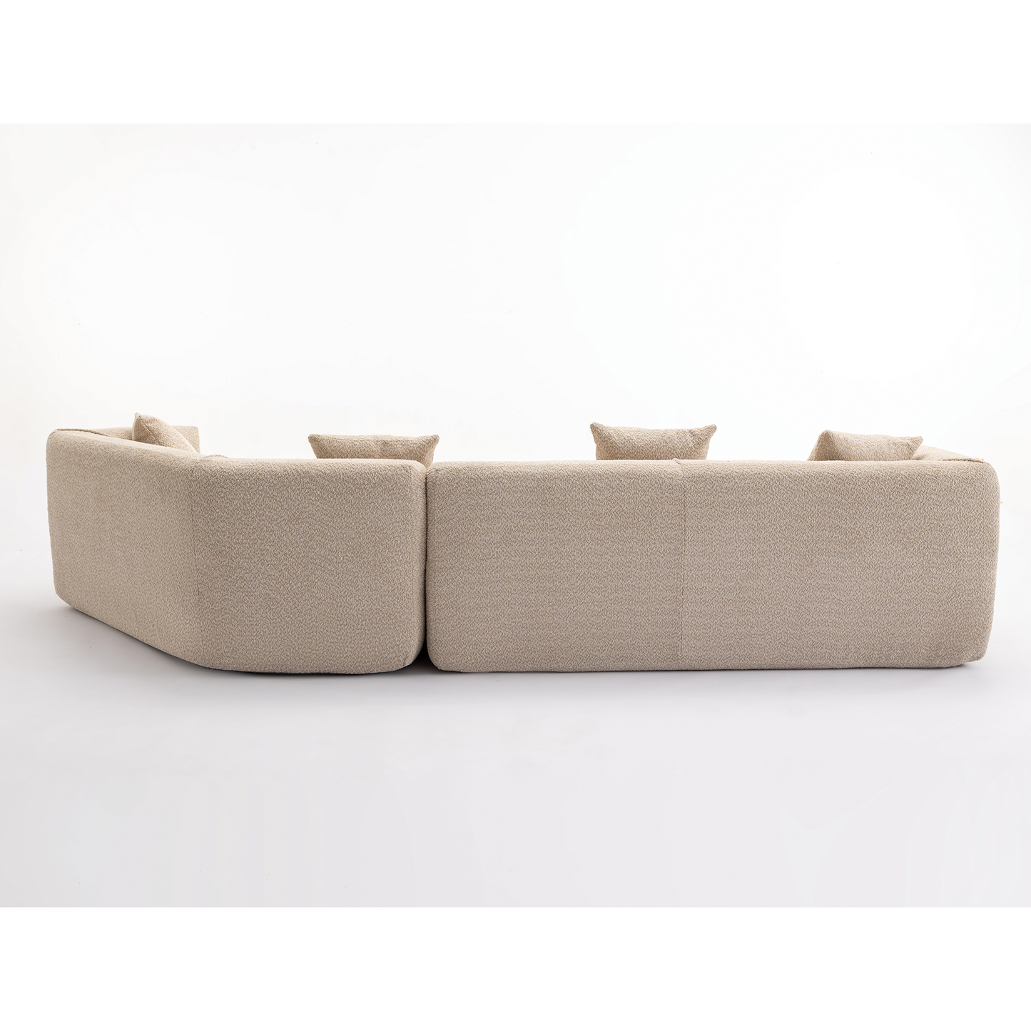 Modular Sofa , Modern Minimalist Style Sofa,  Upholstered ,  Free Combination, Round Fiber Fabric, Anti-Wrinkle Fabric
