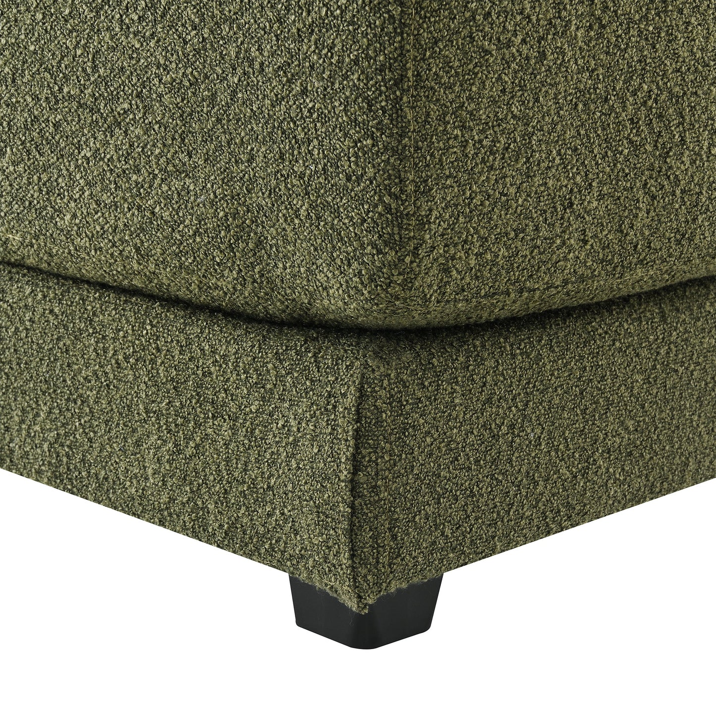 120*61" Oversized Deep Seat Sectional Sofa With Reversible Chaise,Loop Yarn Fabric 5-Seat Armless Indoor Furniture