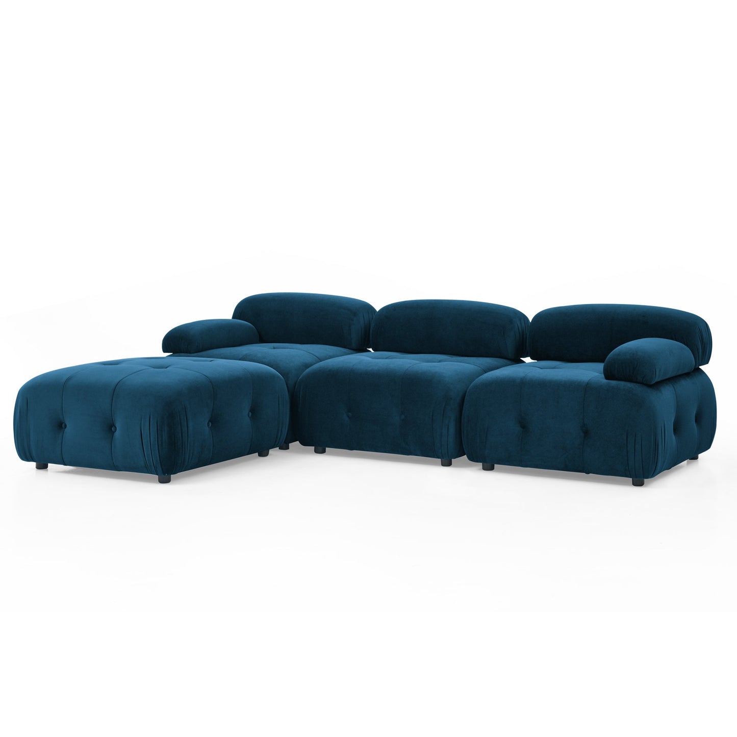 Modular Sectional Sofa, Button Tufted Designed and DIY Combination