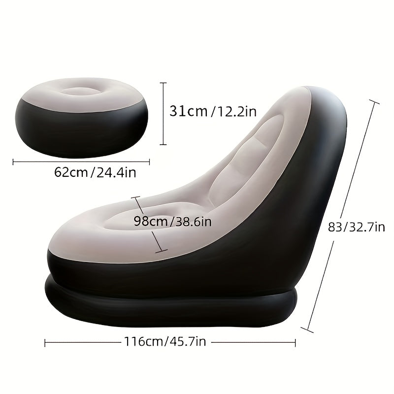 Portable Outdoor Inflatable Sofa Chair Comfortable and Stylish