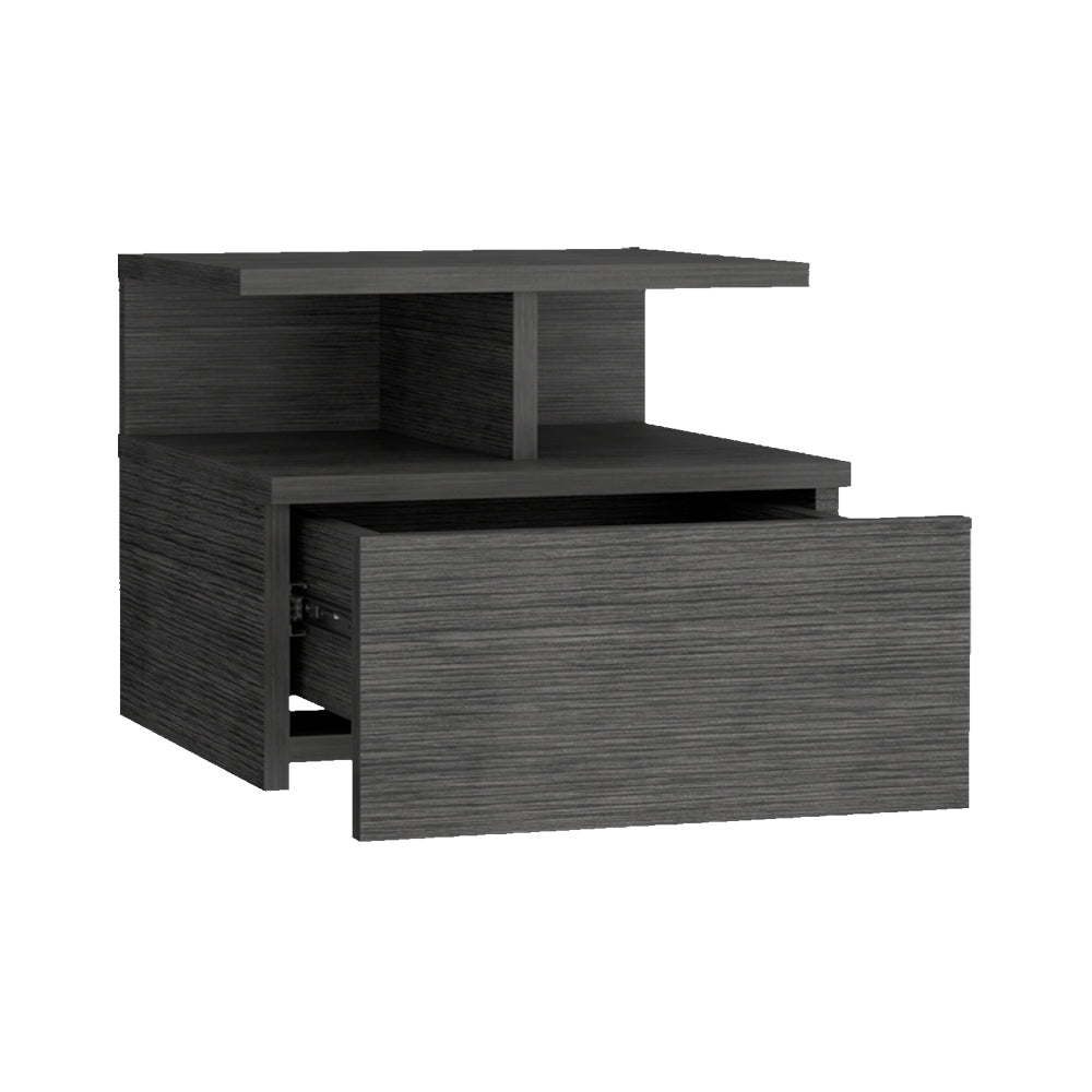 Nightstand Floating Flopini, Bedroom, Smokey Oak