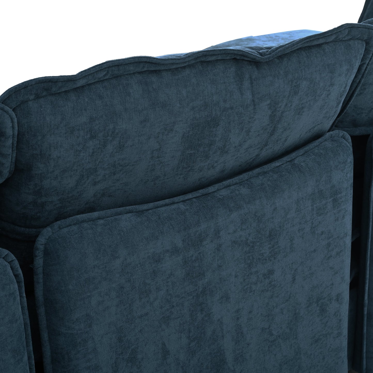 Double-Layer Cushion Modular Sofa, Freely Combinable, 4-Seater With Storage Function, Includes 4 Soft Cushions, Perfect