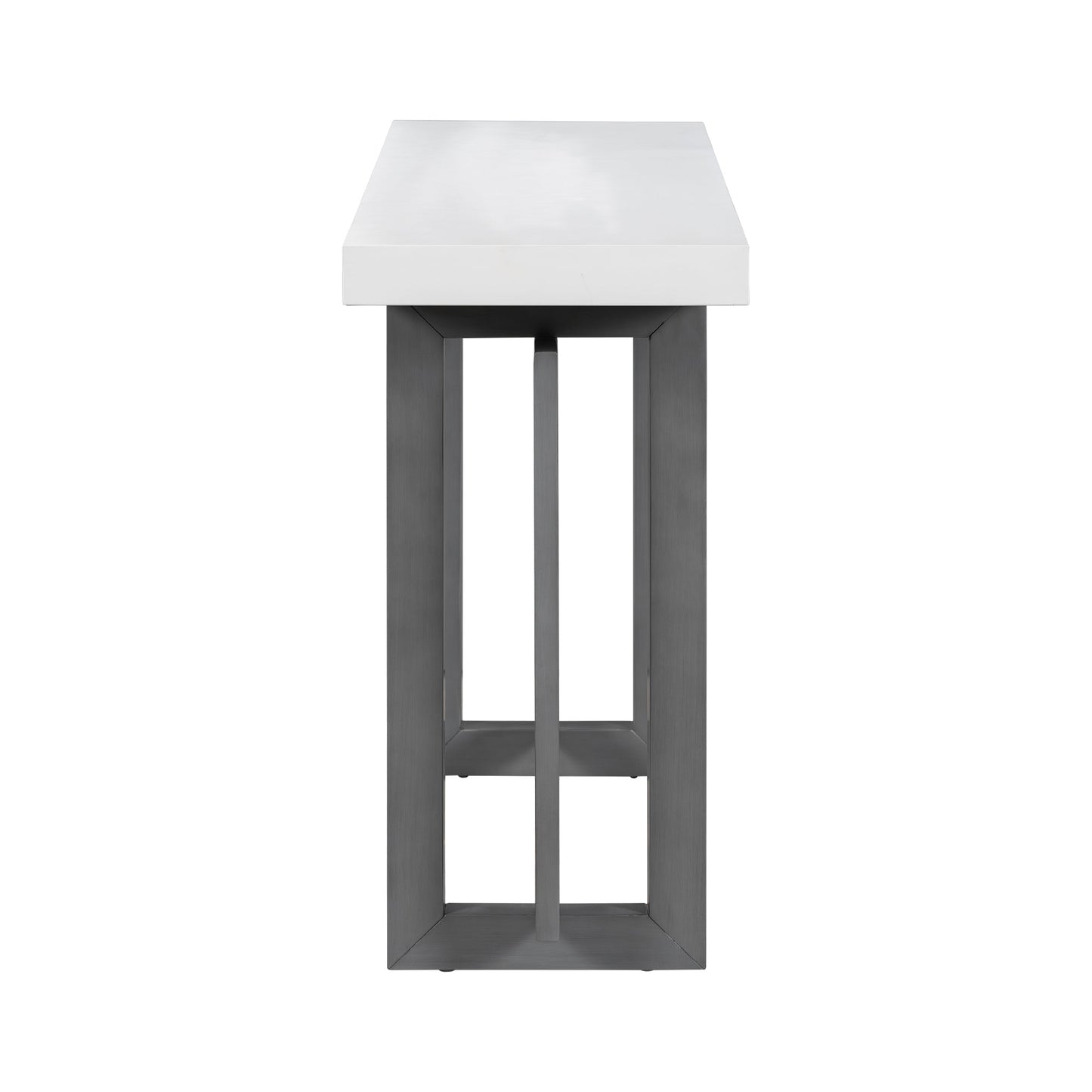 Contemporary Console Table With Wood Top, Extra Long Entryway Table for Entryway, Hallway, Living Room, Foyer, Corridor