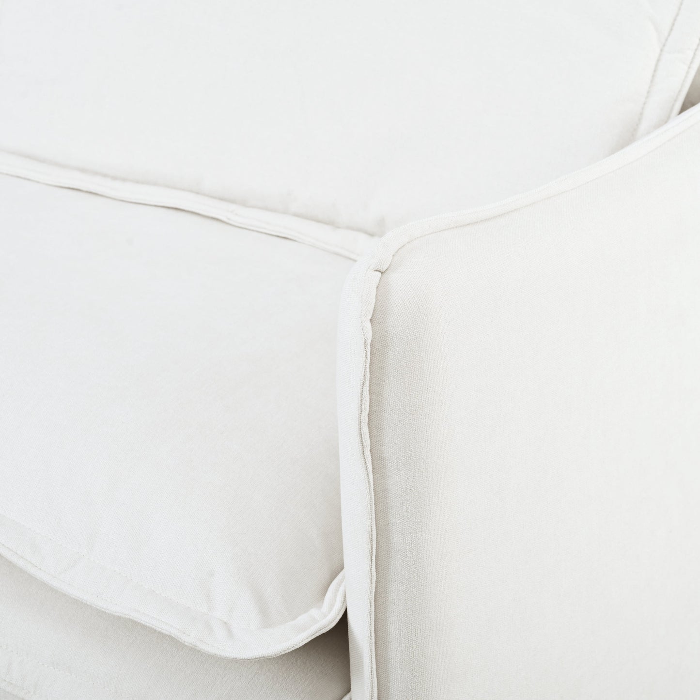 Double-Layer Cushion Modular Sofa, Freely Combinable, 4-Seater With Storage Function, Includes 4 Soft Cushions, Perfect