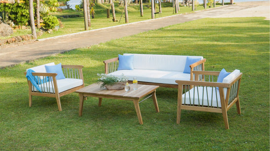 ROSSIO - ICOO Teak Outdoor Converation Set for 5 Person