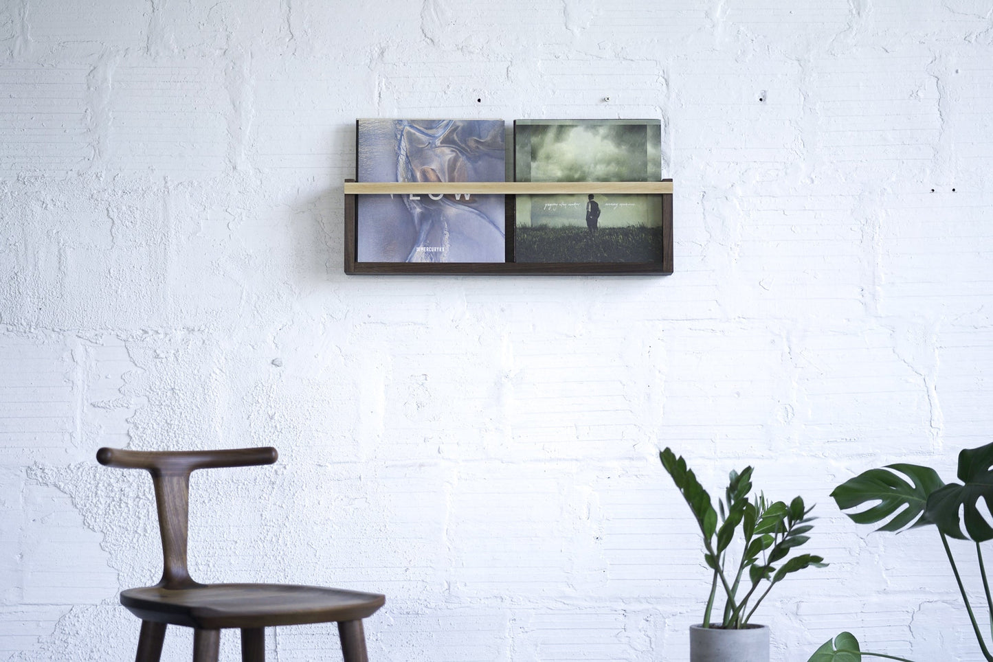 Modern Magazine & Vinyl Wall Rack