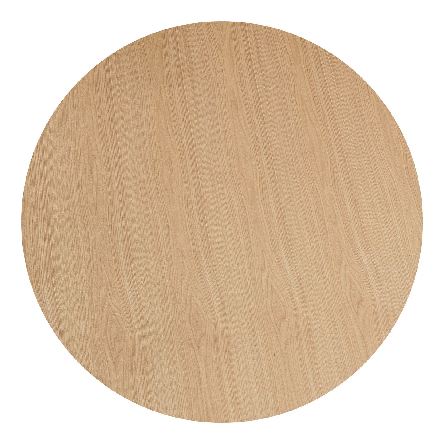 47,24 Inch MDF Dining Table for Dining Room  Round Dinner Tables Mid-Century Modern Table OAK