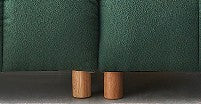 93.70 Inches Long, Teddy Sofa Fabric,with Two Matching Pillows and Three Spacious and Comfortable Seats