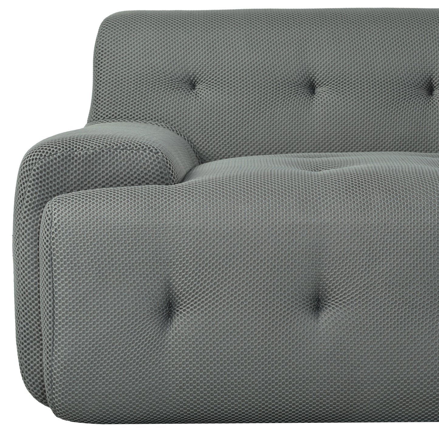 Modern Large L-Shaped Modular Sofa, Minimalist Style, 2-Piece Set With Free Combinations, Suitable for Living Rooms