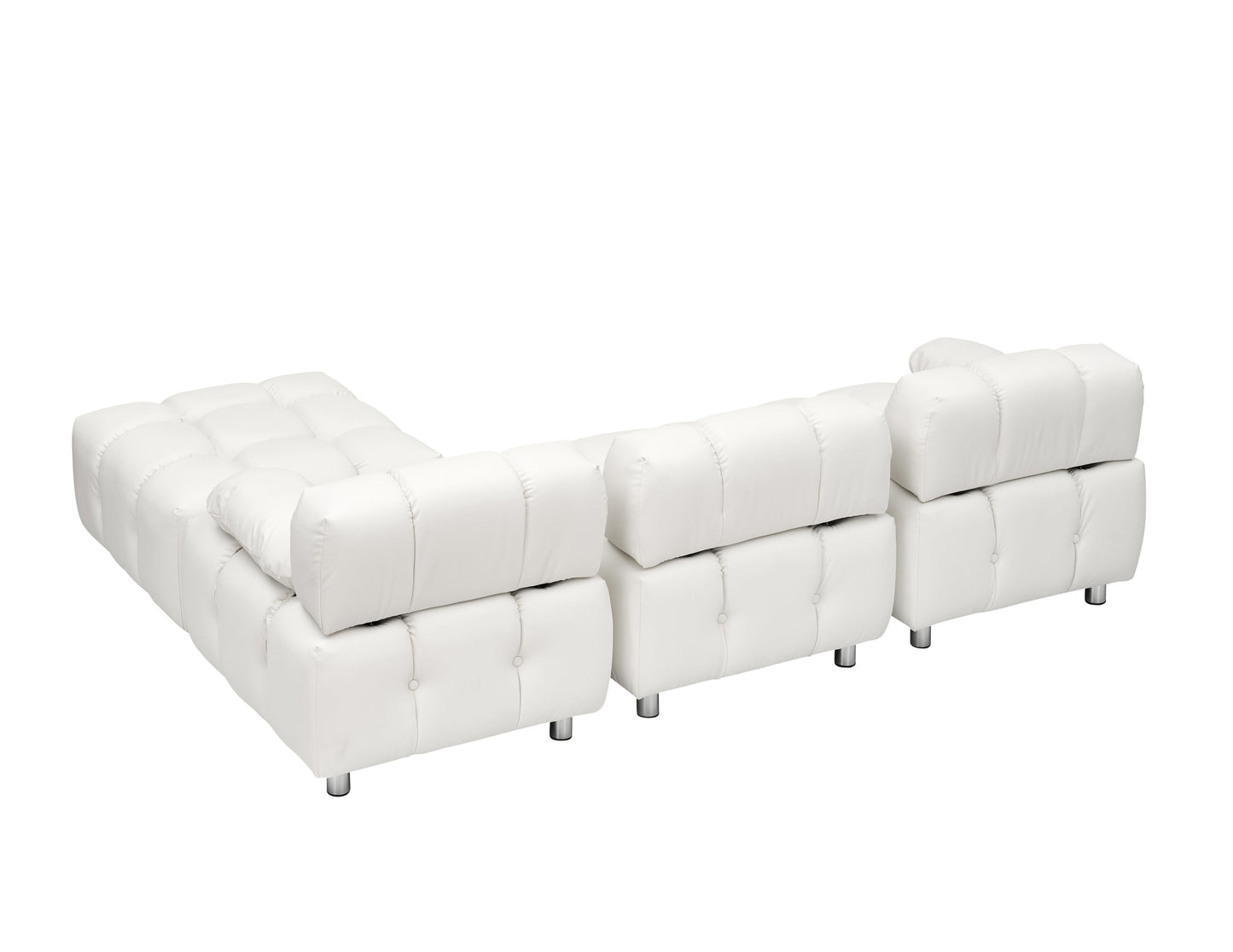 A 90.60-Inch Technology Cloth Beige Sofa, Waterproof, Stain and Cat Scratch Resistant, Can Comfortably Sit