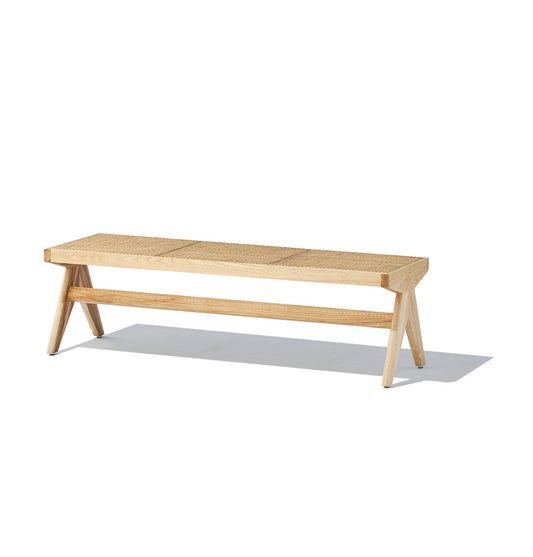 Célia Bench - Ash & Natural Rattan