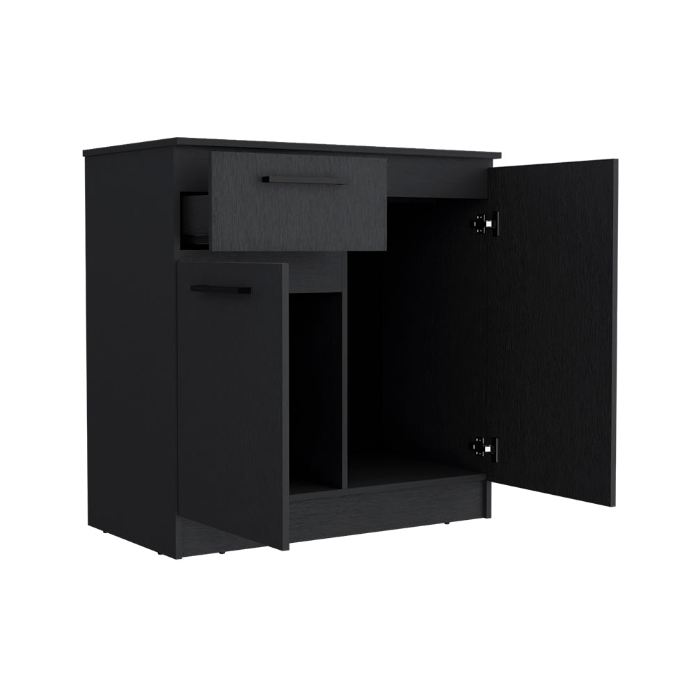 Multi-Functional Dresser Carlin with  Drawers and Top Surface as TV Stand, Black