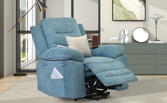 Massage Recliner,Power Lift Chair for Elderly With Adjustable Massage and Heating Function,Recliner Chair