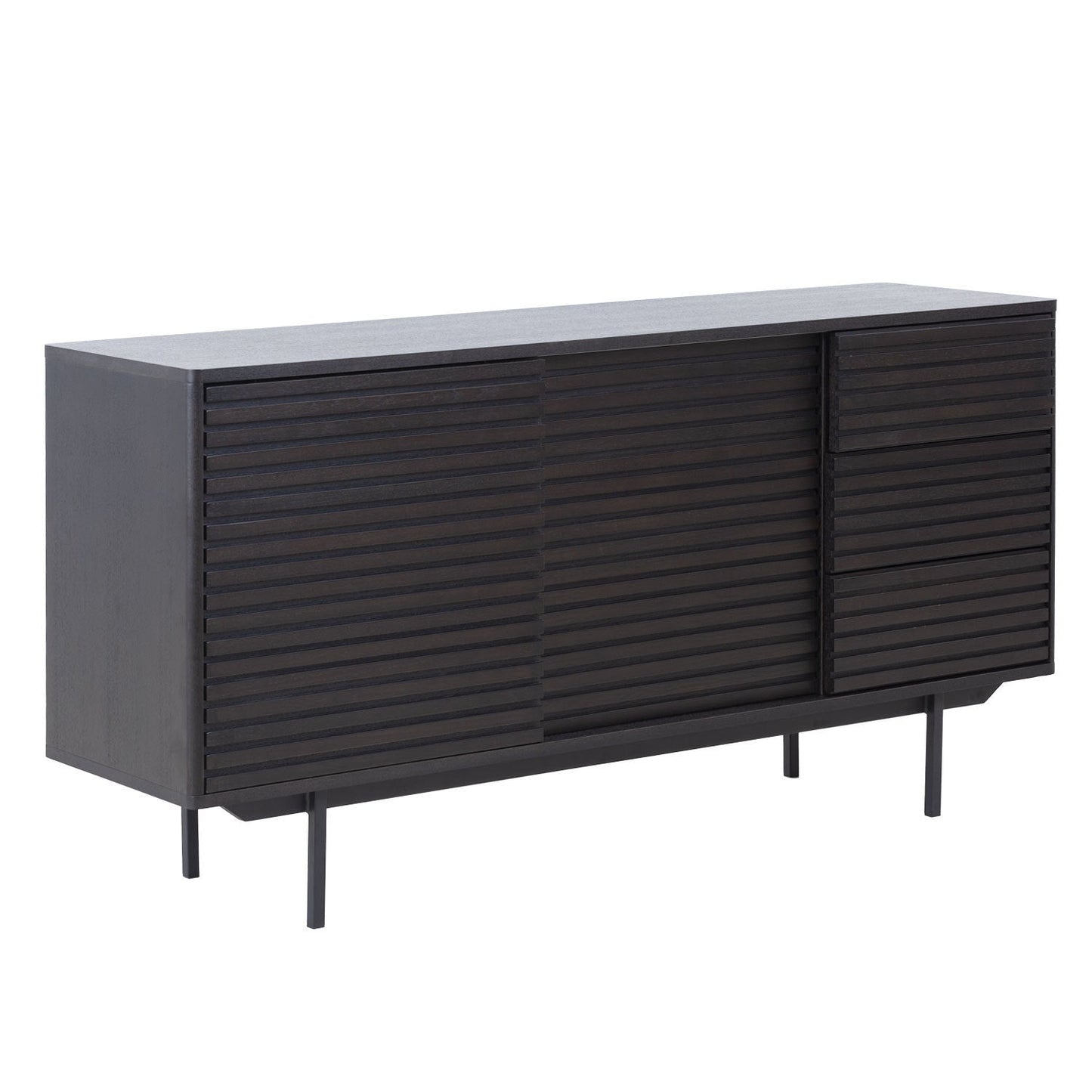COMBO Mid Century Sideboard Buffet Table or TV Stand With Storage for Living Room Kitchen