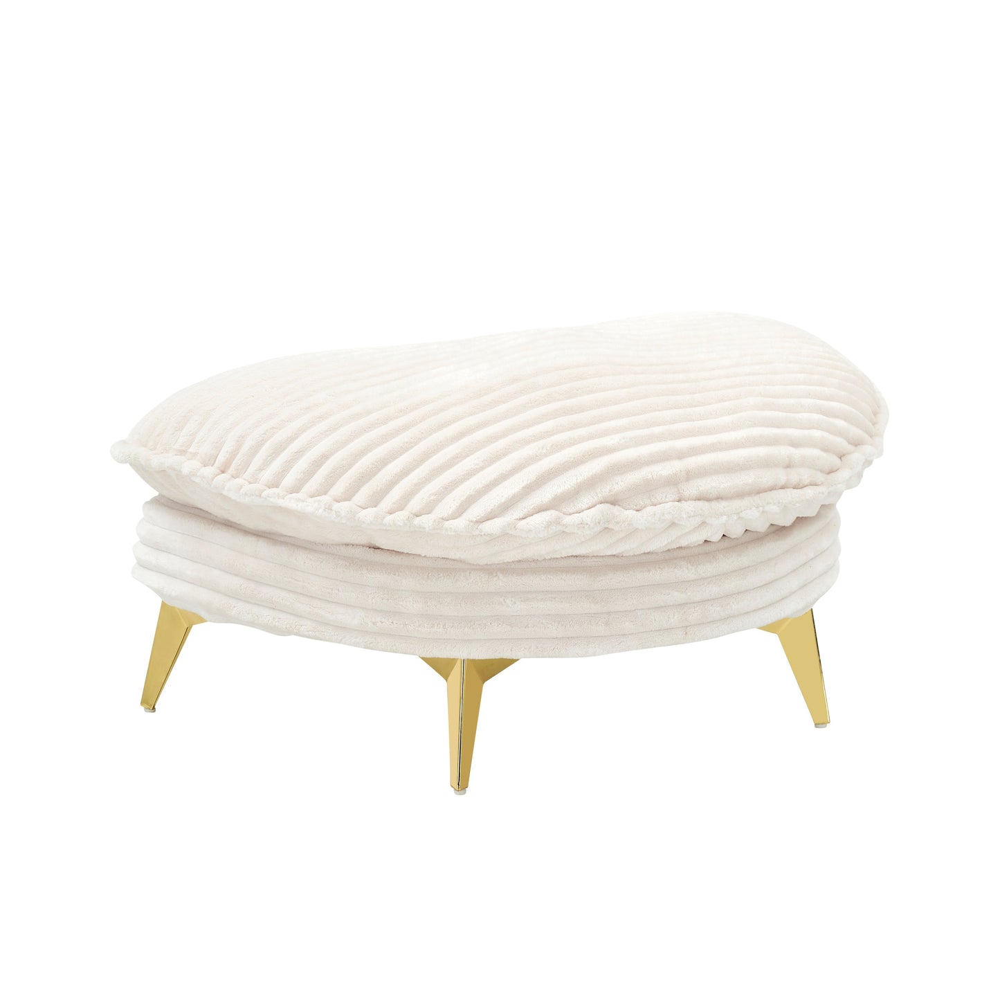 65.00 Inches Long, Corduroy Sofa Fabric, With Three Matching Pillows and Two Spacious and Comfortable Seats