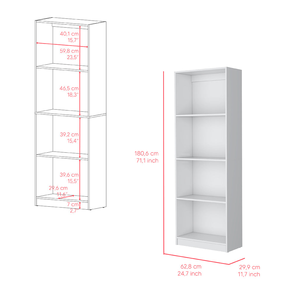 Bookcase Belzoni, Office, White