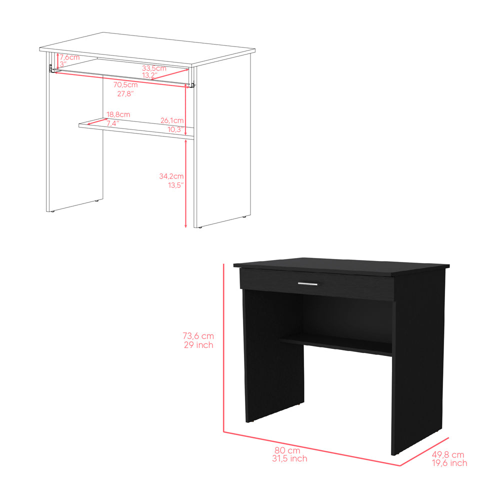 Desk Eden, Office, Black