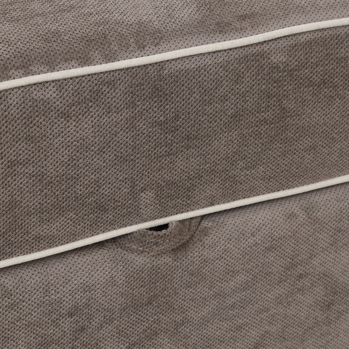 65.7" Linen Upholstered Sleeper Bed , Pull Out Sofa Bed Couch Attached Two Throw Pillows,Dual USB Charging Port