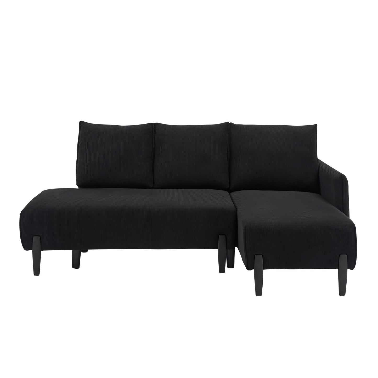 79.50 Inches Long, Velvet Sofa Fabric, With Three Matching Pillows and Spacious and Comfortable Seats
